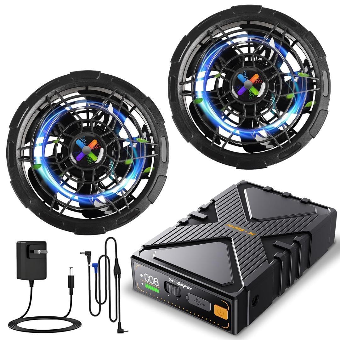 T769 空調服用ファン 超強力42V バッテリーセット