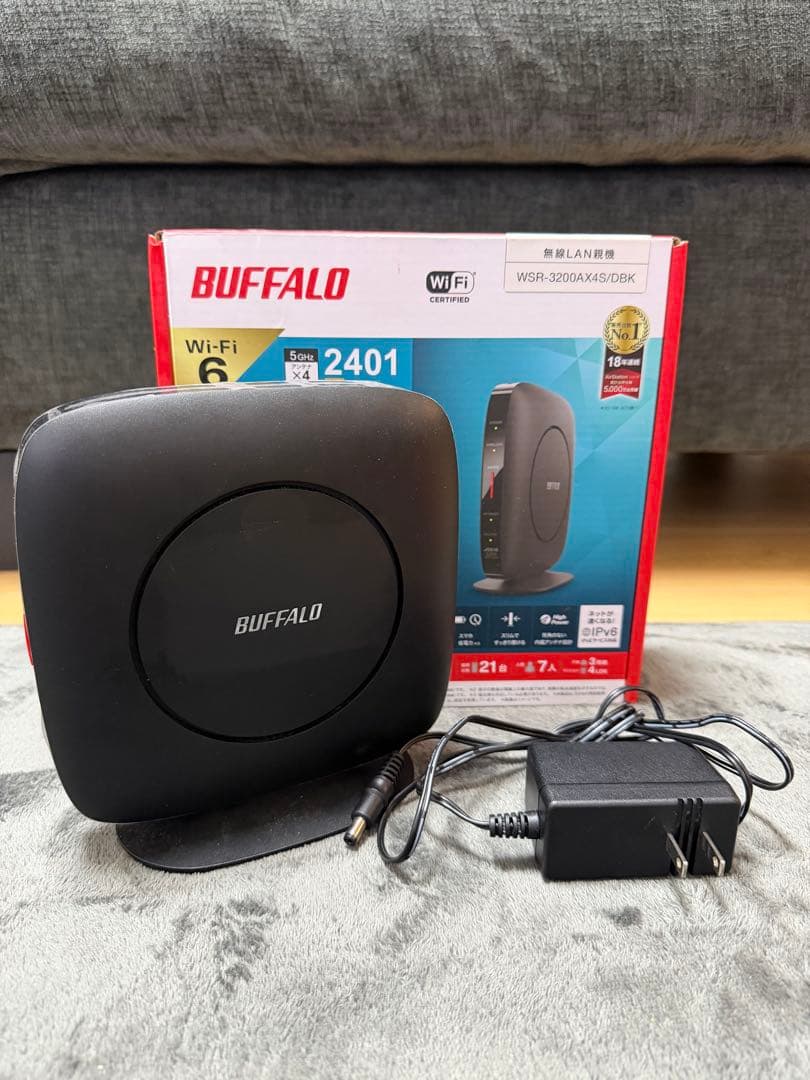 BUFFALO Wi-Fiルーター＆中継機 3点セット