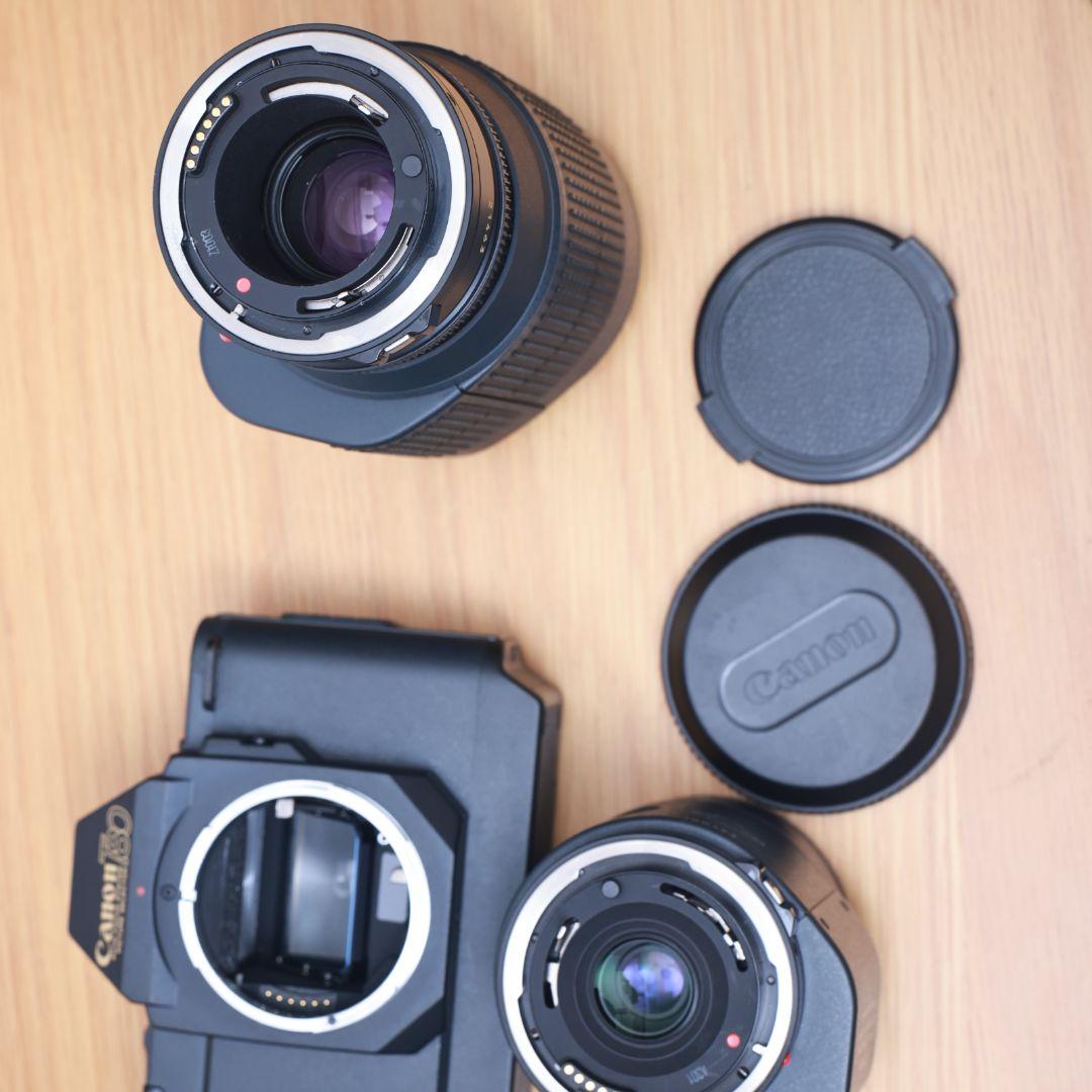 フィルムカメラ Canon T80 レンズ2本 電池付き