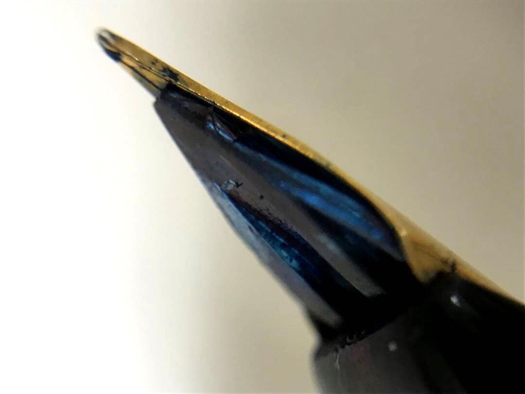 PLATINUM プラチナ　ペン先18K 細軟　万年筆　T.1497