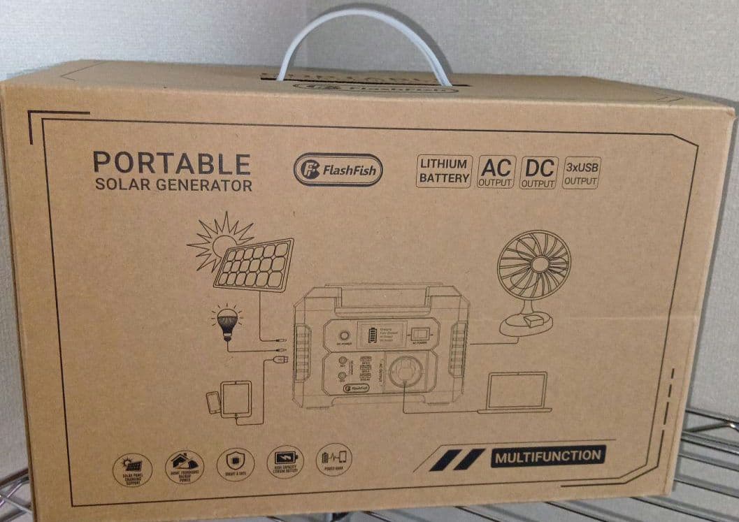 【新品】FlashFish ポータブル発電機 40800mAh/151Wh