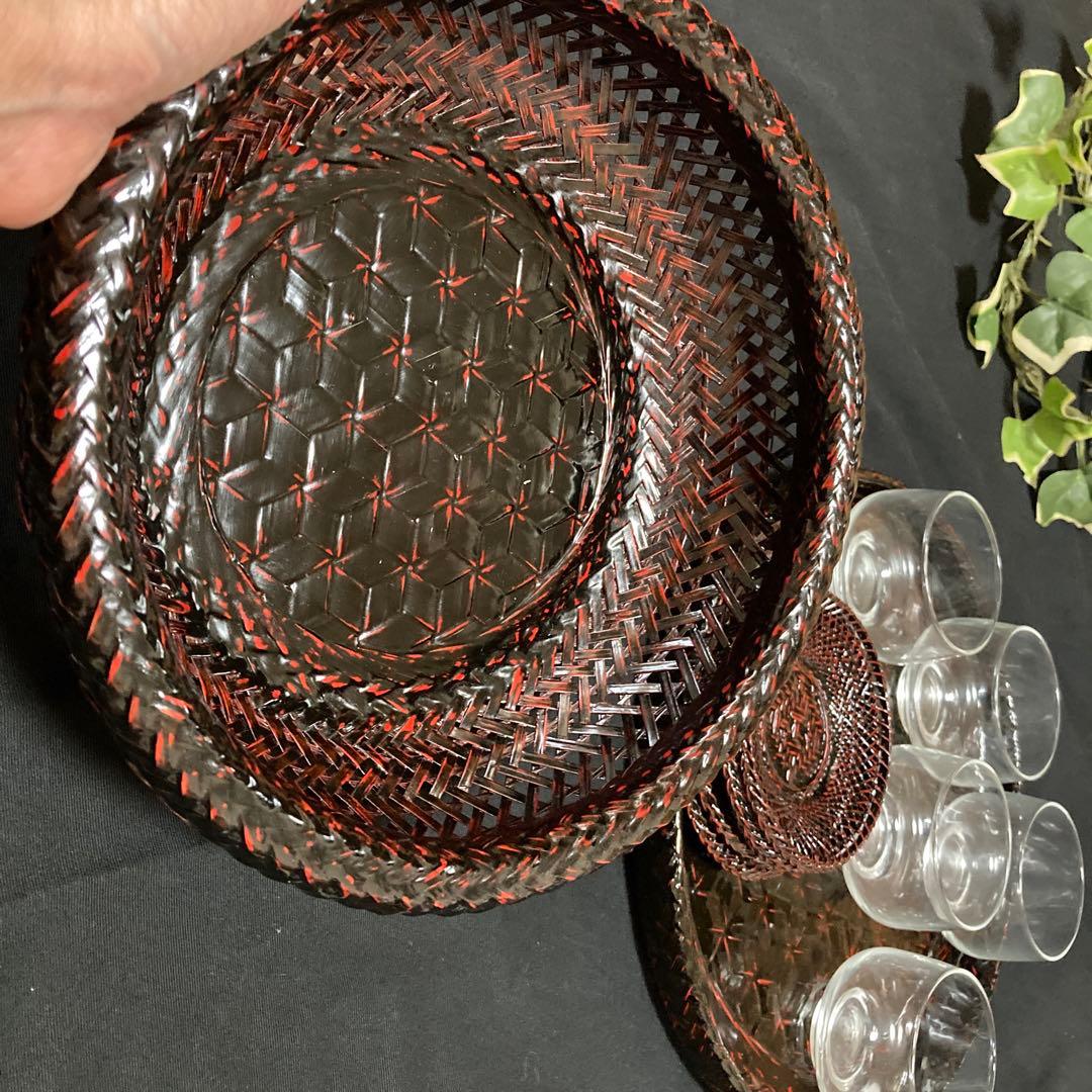籃胎漆器（らんたいしっき）籃胎ホームセット