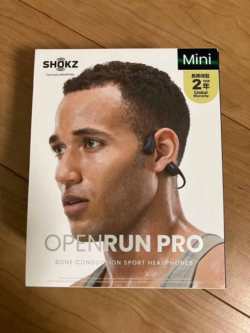 美品　SHOKZ OpenRun Pro Mini 骨伝導イヤホン