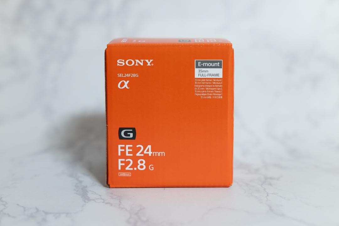 新品未使用 SONY FE 24mm F2.8 G SEL24F28G
