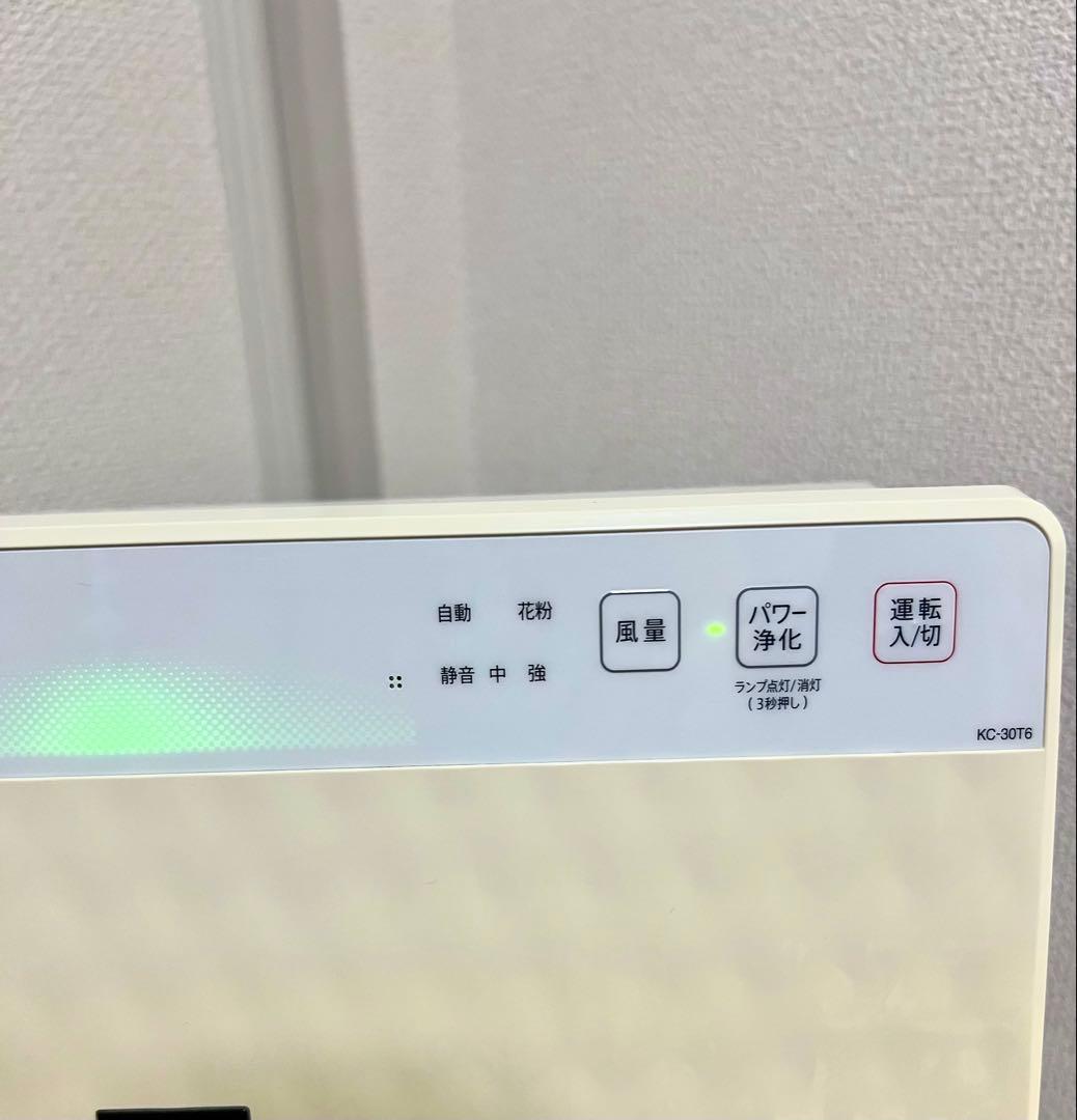 【良品】SHARP シャープ 加湿空気清浄機 KC-30T6-W 2019年製