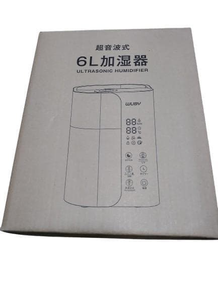 WUBY 大容量 6L 超音波式 ハイブリッド式加湿器　アロマ対応