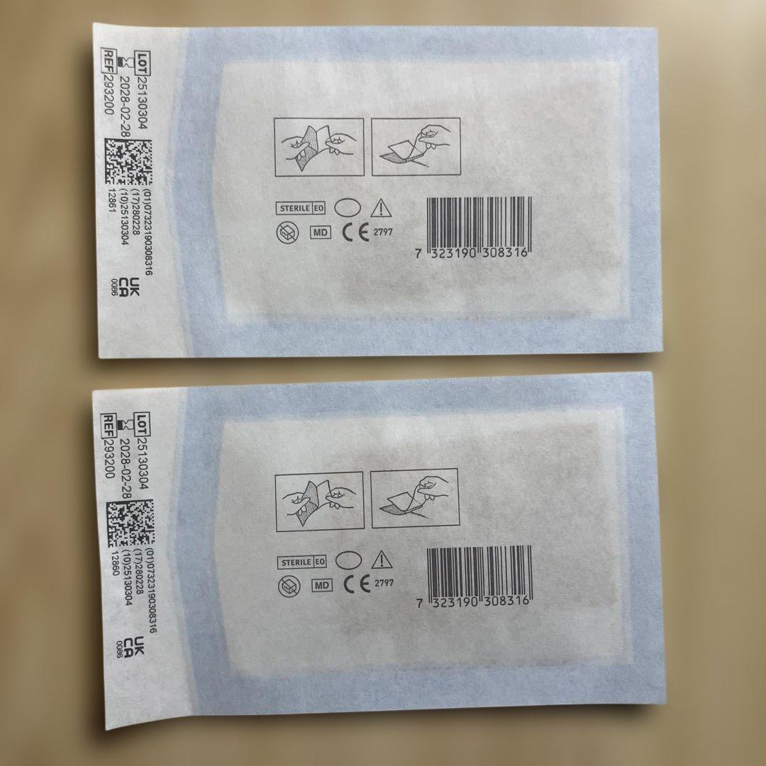 メピフォーム Mepiform 5x7.5cm シリコンジェルシート 新品未使用