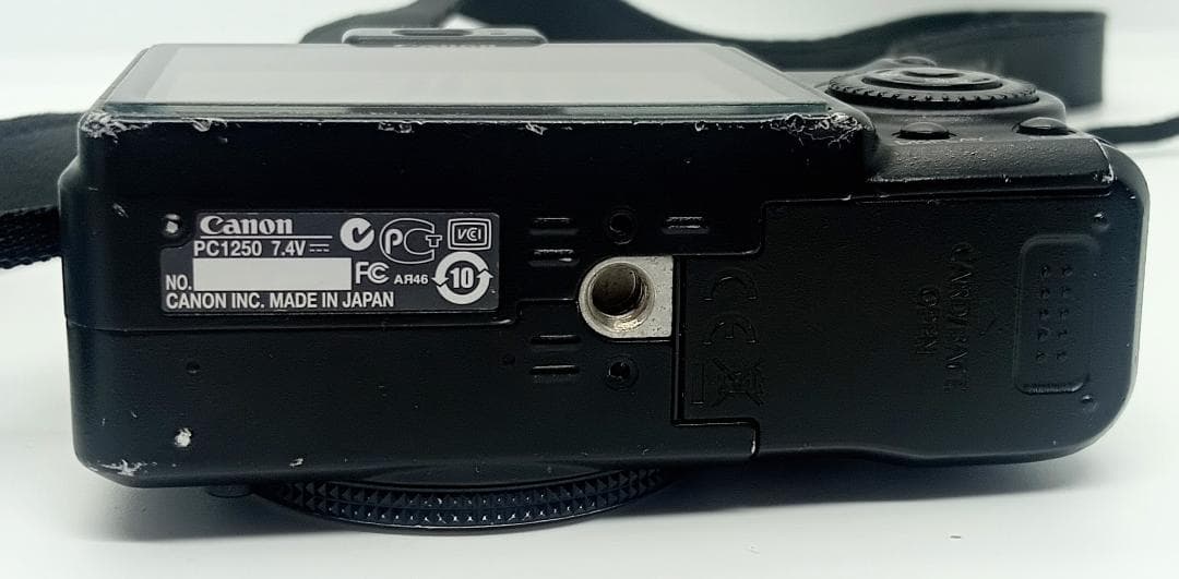 Canon PowerShot G9 12.1 MP 充電器、SD付き 黒