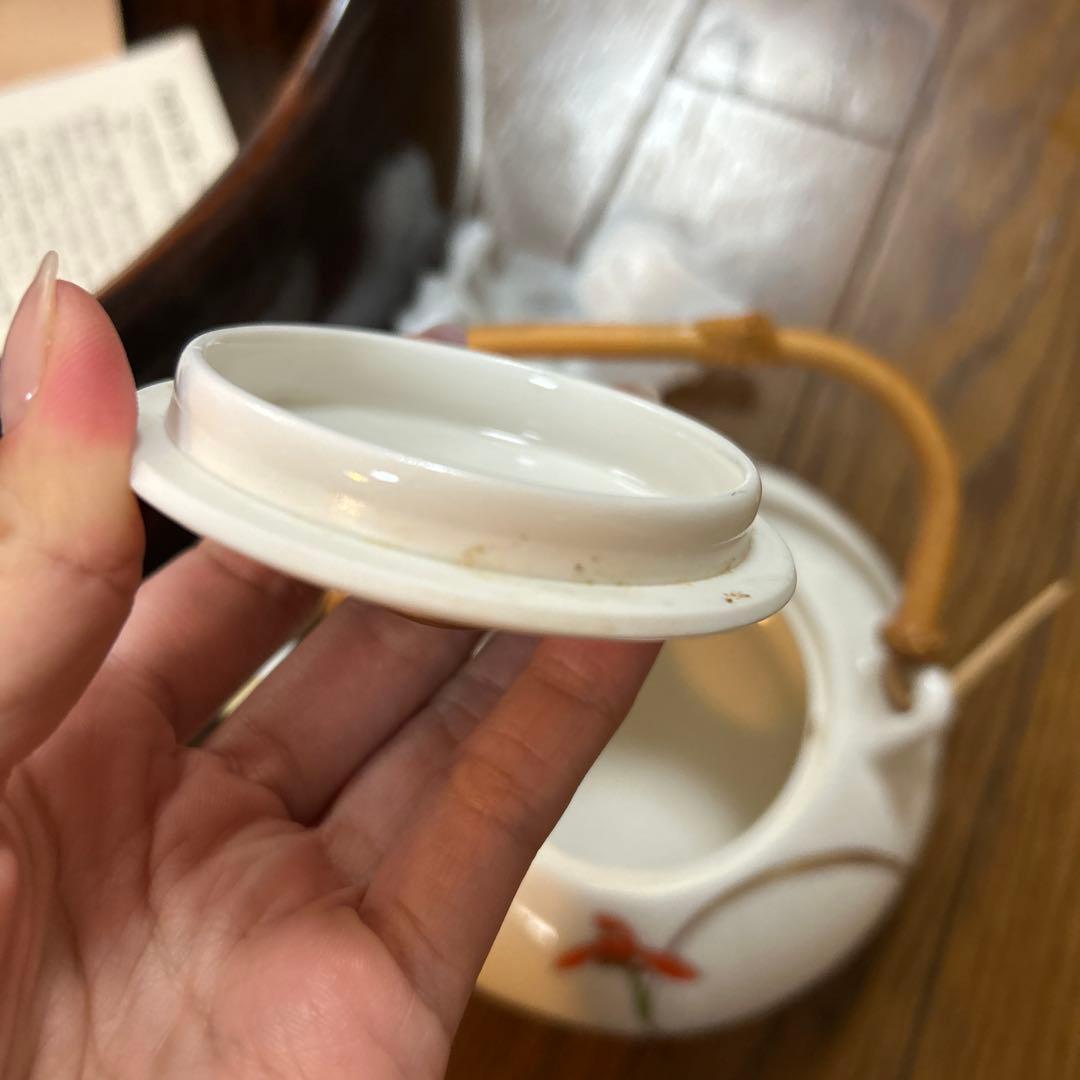 【美品】讃岐彫　すり塗　漆器　香蘭社湯呑みカップ　お茶櫃　急須セット
