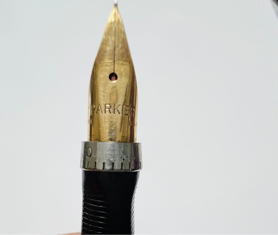 Parker パーカー 万年筆 ペン先14K 63 ブラウンマーブル