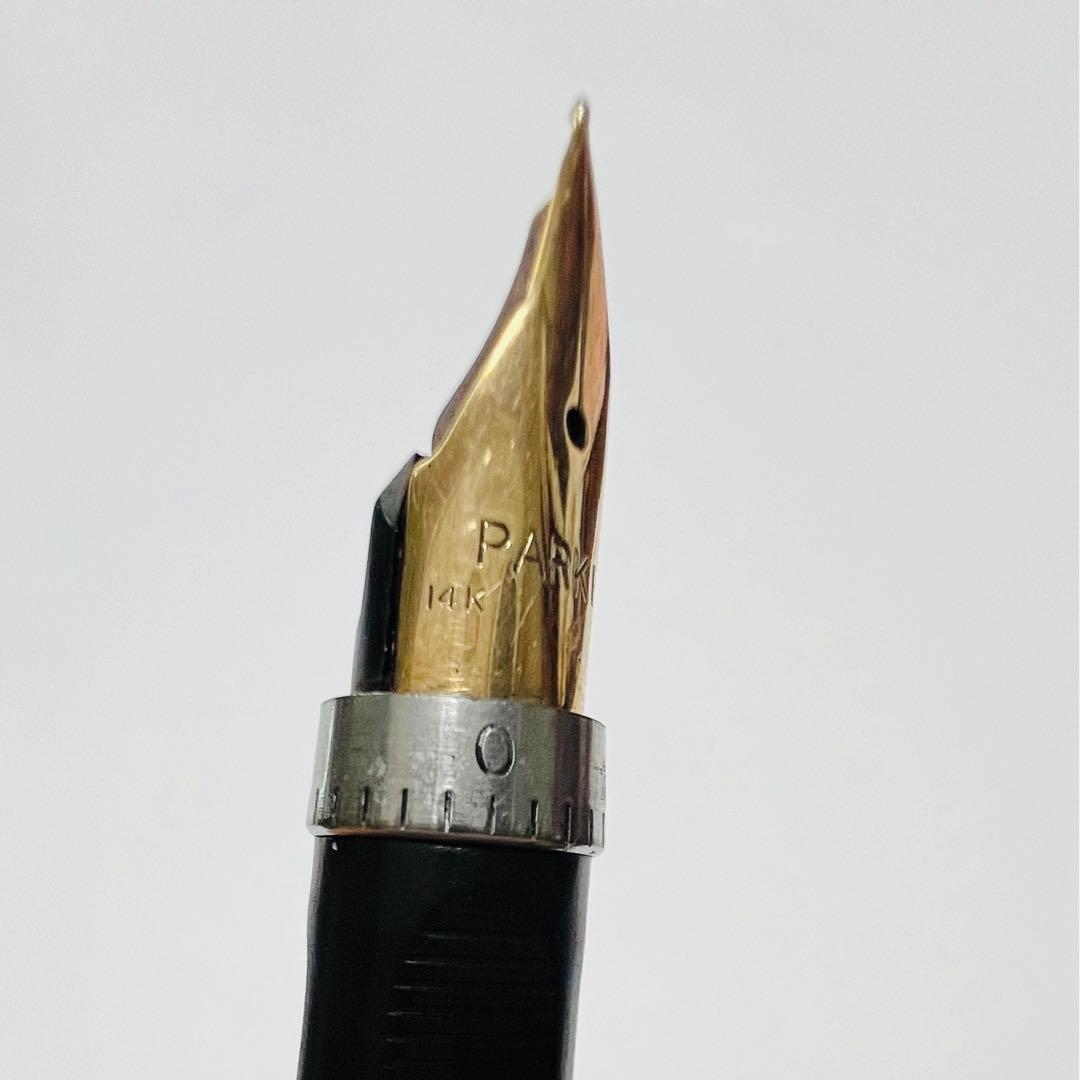 Parker パーカー 万年筆 ペン先14K 63 ブラウンマーブル