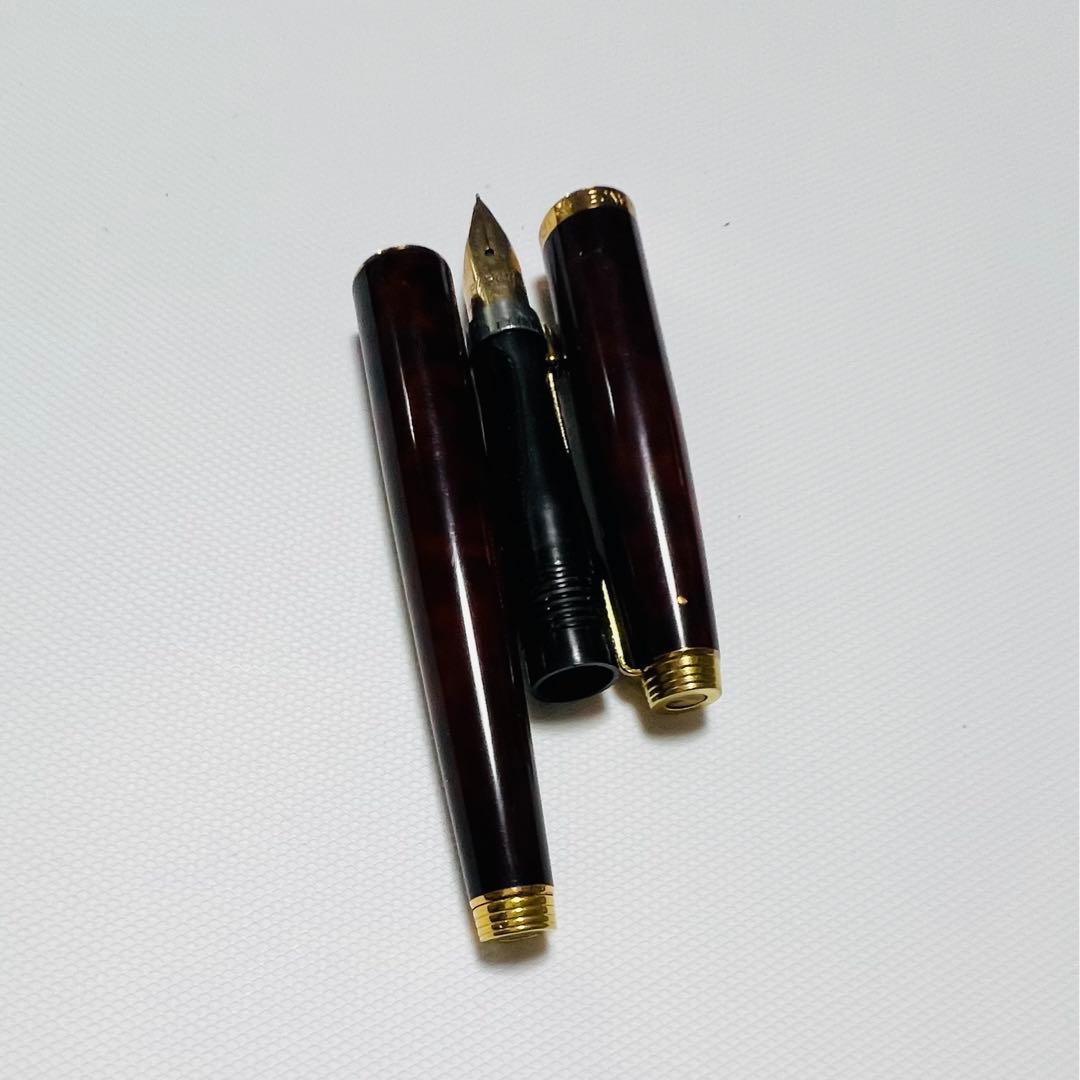 Parker パーカー 万年筆 ペン先14K 63 ブラウンマーブル