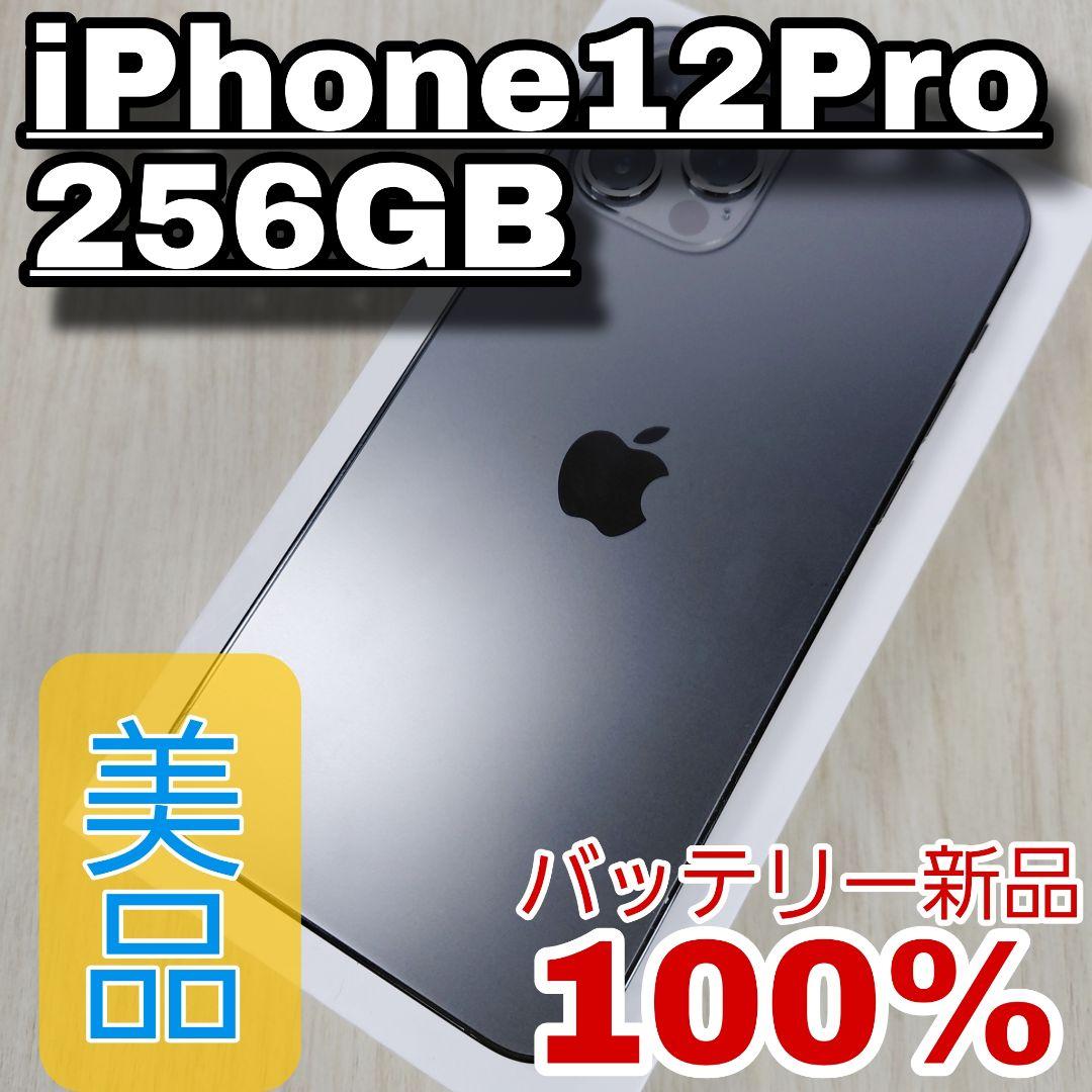iPhone 12 Pro 256GB 美品 バッテリー新品100%
