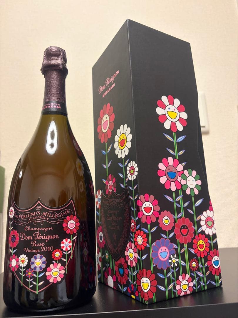 【限定完売品】Dom Pérignon ドン・ペリニヨン　ロゼ村上隆デザイン箱付