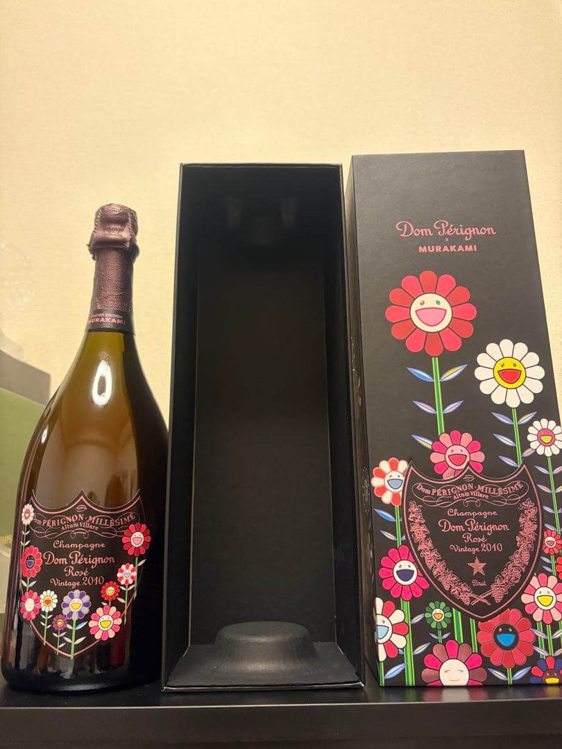 【限定完売品】Dom Pérignon ドン・ペリニヨン　ロゼ村上隆デザイン箱付