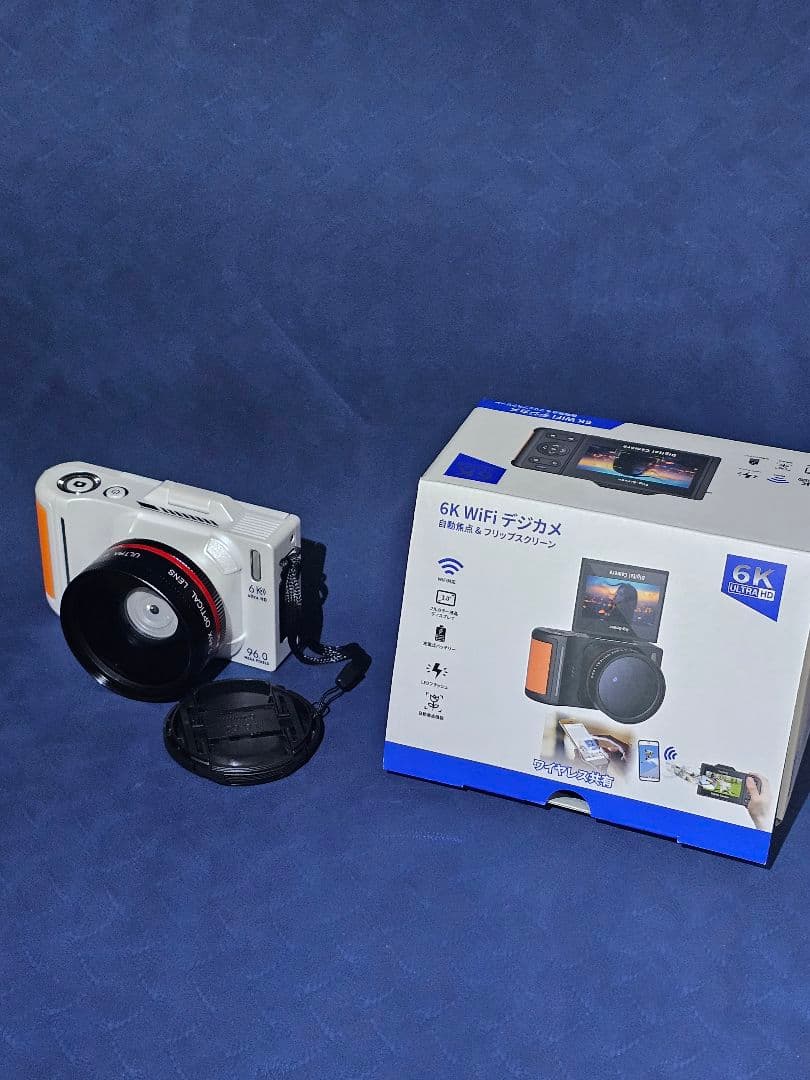 新品 Udoric 6K デジカメ 9600万画素 Wi-Fi付き