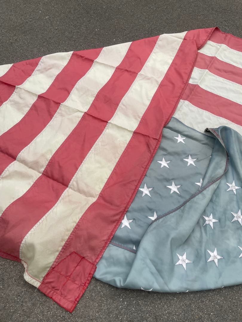70s USA 星条旗　ビンテージ　フラッグ　国旗　flag