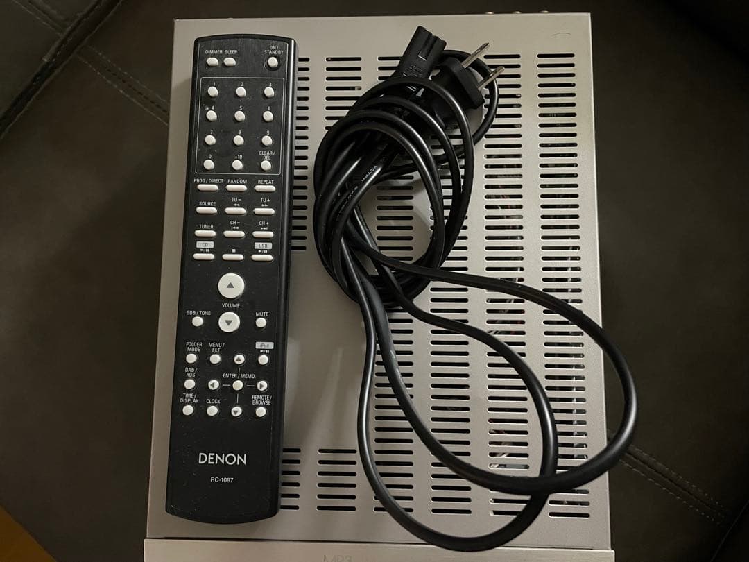 ジャンク: Denon CDレシーバー プレミアムシルバー RCD-M37-SP