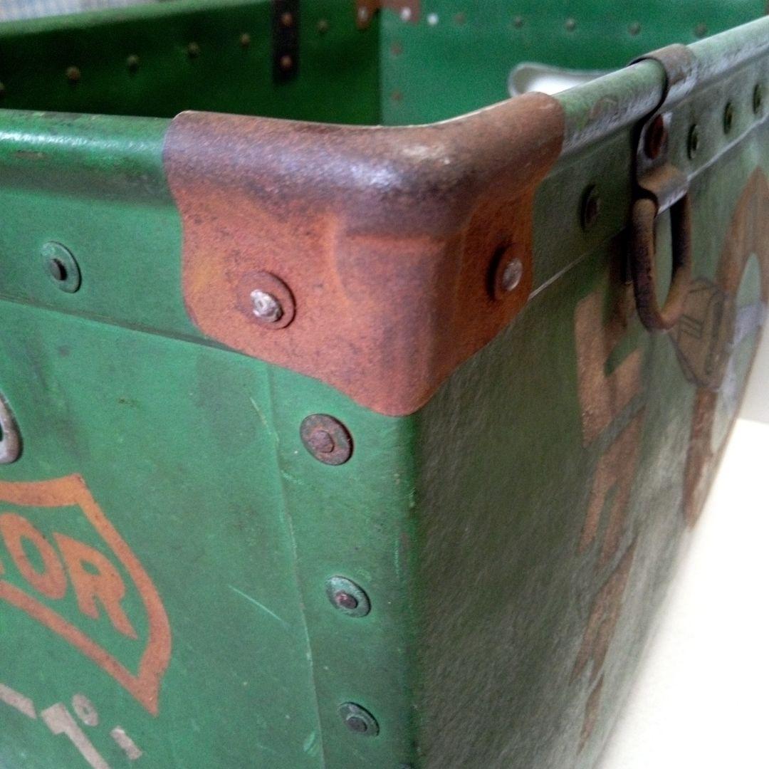 昭和レトロ　VICTOR ペンチ 工具箱　ボックス　ぼて箱