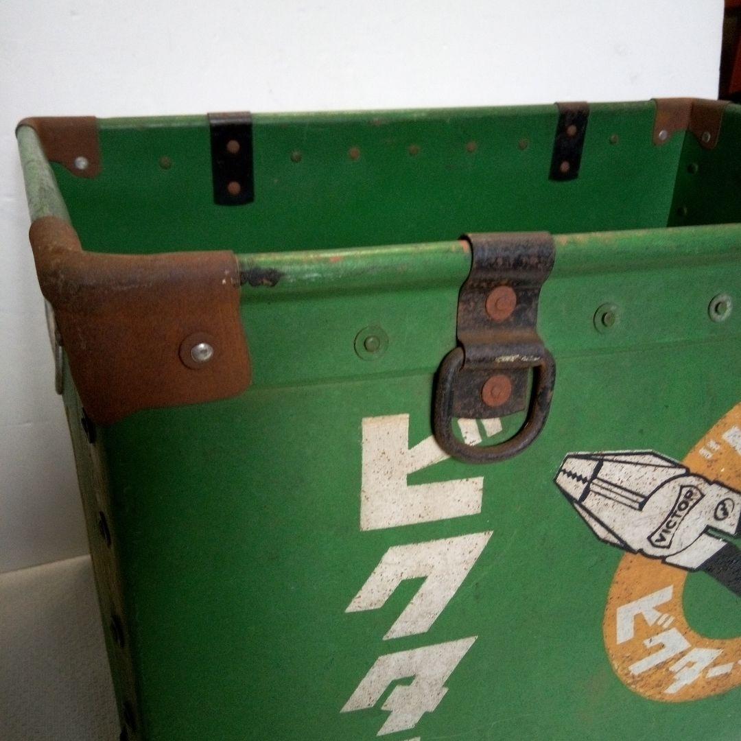 昭和レトロ　VICTOR ペンチ 工具箱　ボックス　ぼて箱