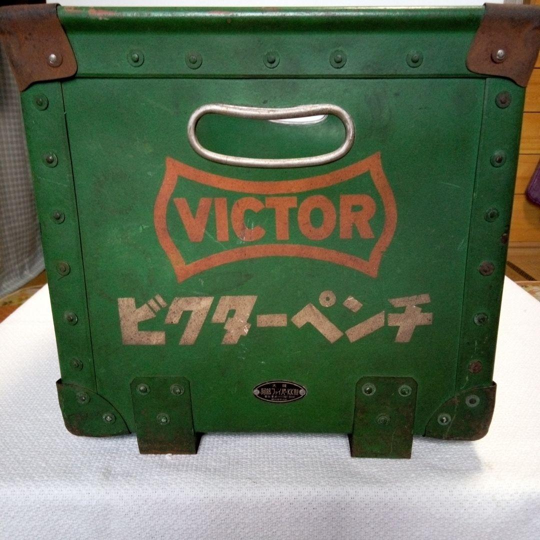 昭和レトロ　VICTOR ペンチ 工具箱　ボックス　ぼて箱
