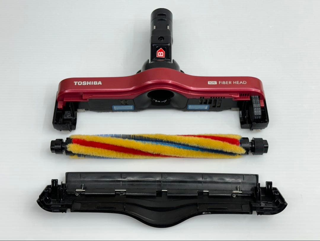 東芝　掃除機　VC-JS6000 ヘッド　回転ブラシ　部品　パーツ　赤　中古