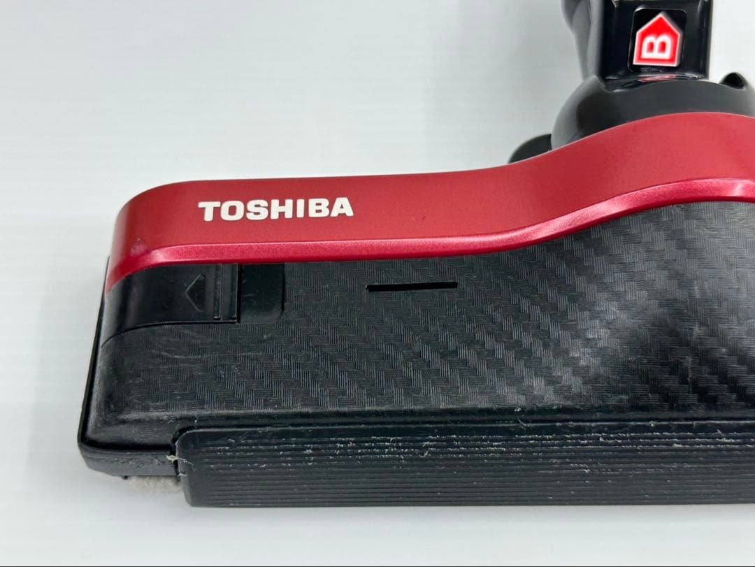 東芝　掃除機　VC-JS6000 ヘッド　回転ブラシ　部品　パーツ　赤　中古