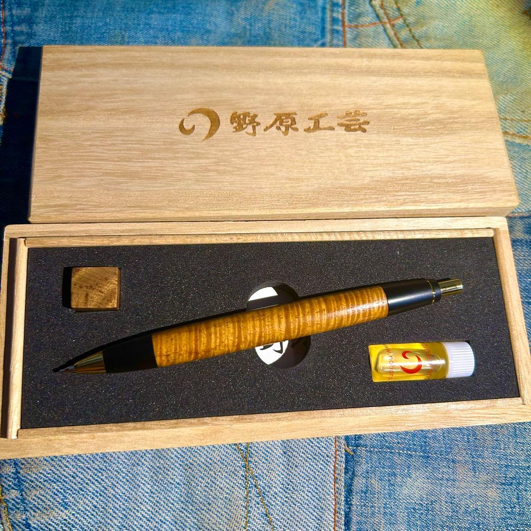 野原工芸 ハワイアンコアマスターグレード 特上黒柿 シャーペン