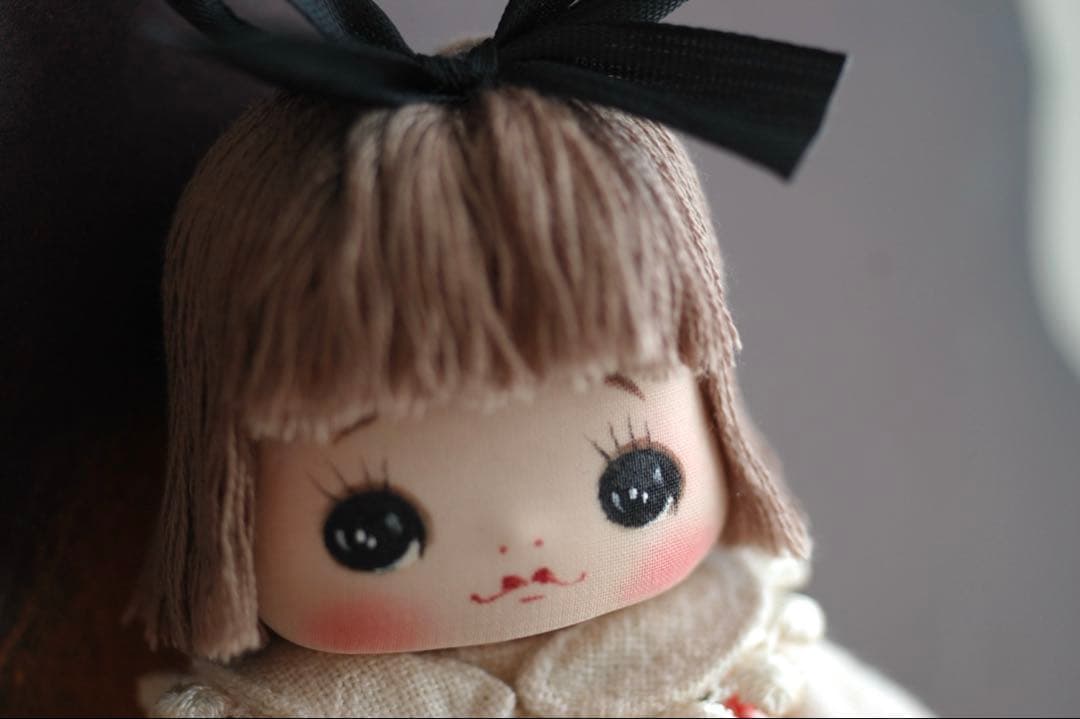 つきもとつきこのオコサマ人形 昭和レトロ ハンドメイド人形 文化人形