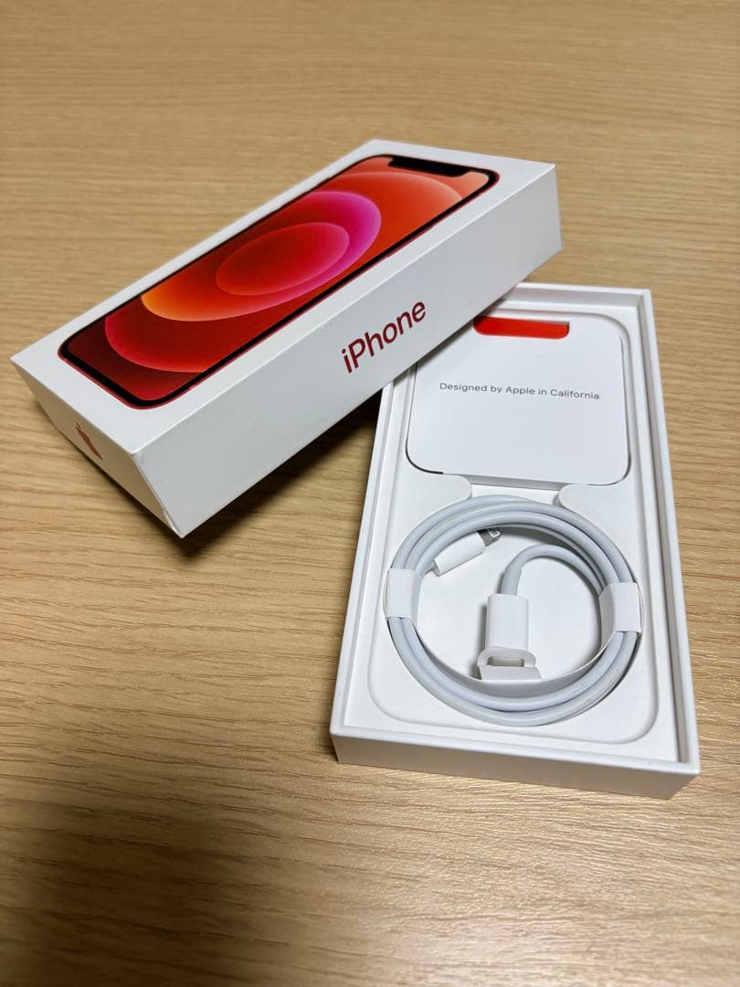 iPhone 12 mini 128GB レッド ガラスフィルム付き
