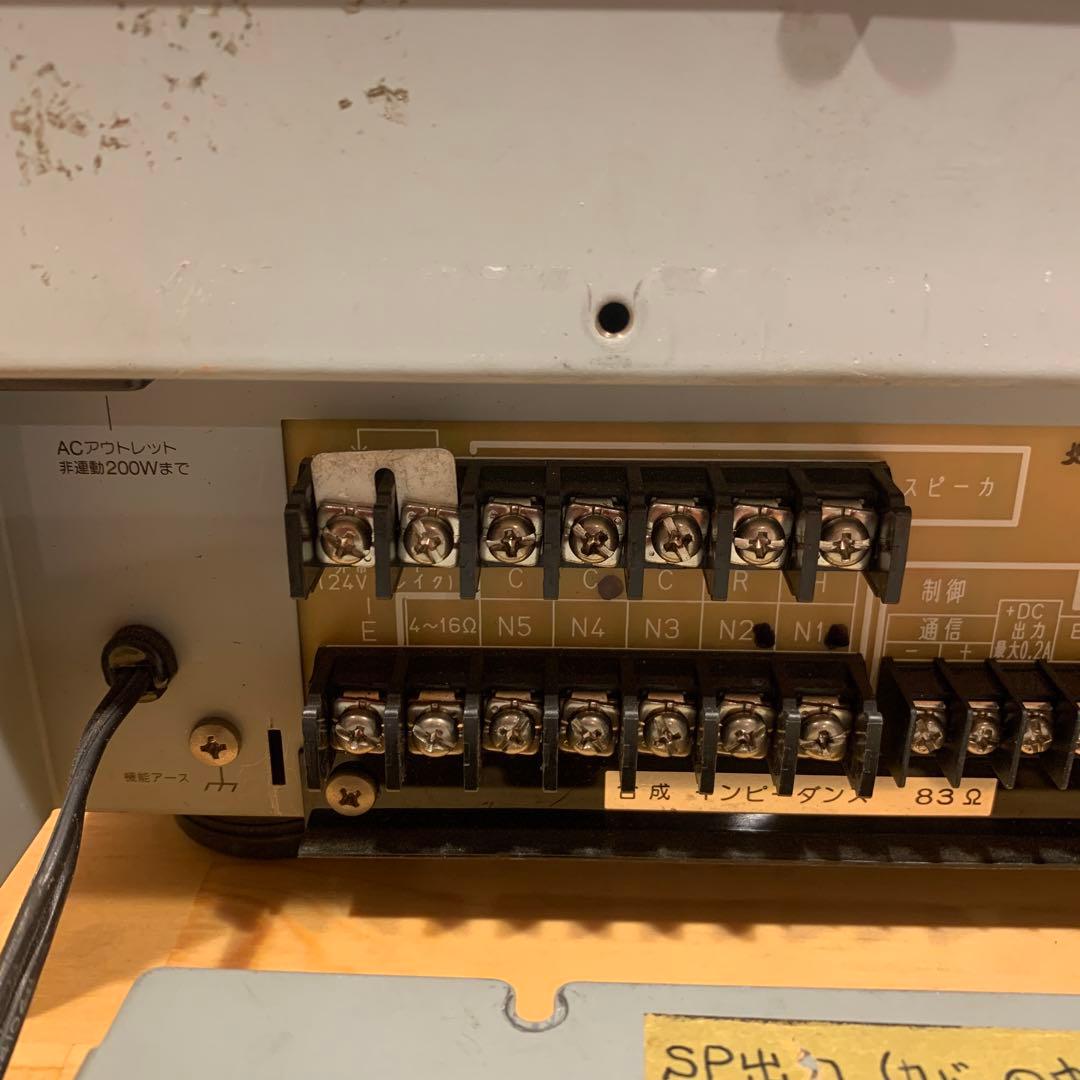 TOA パワーアンプ TA-2120 5局 120W PAアンプ 動作確認済