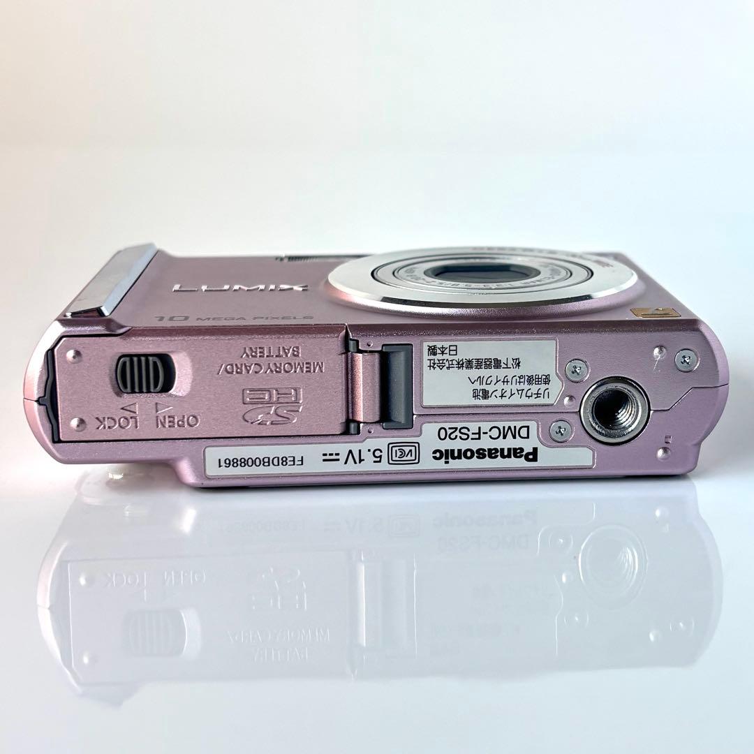 ✨希少ピンク✨届いてすぐ使える！Panasonic LUMIX DMC-FS20