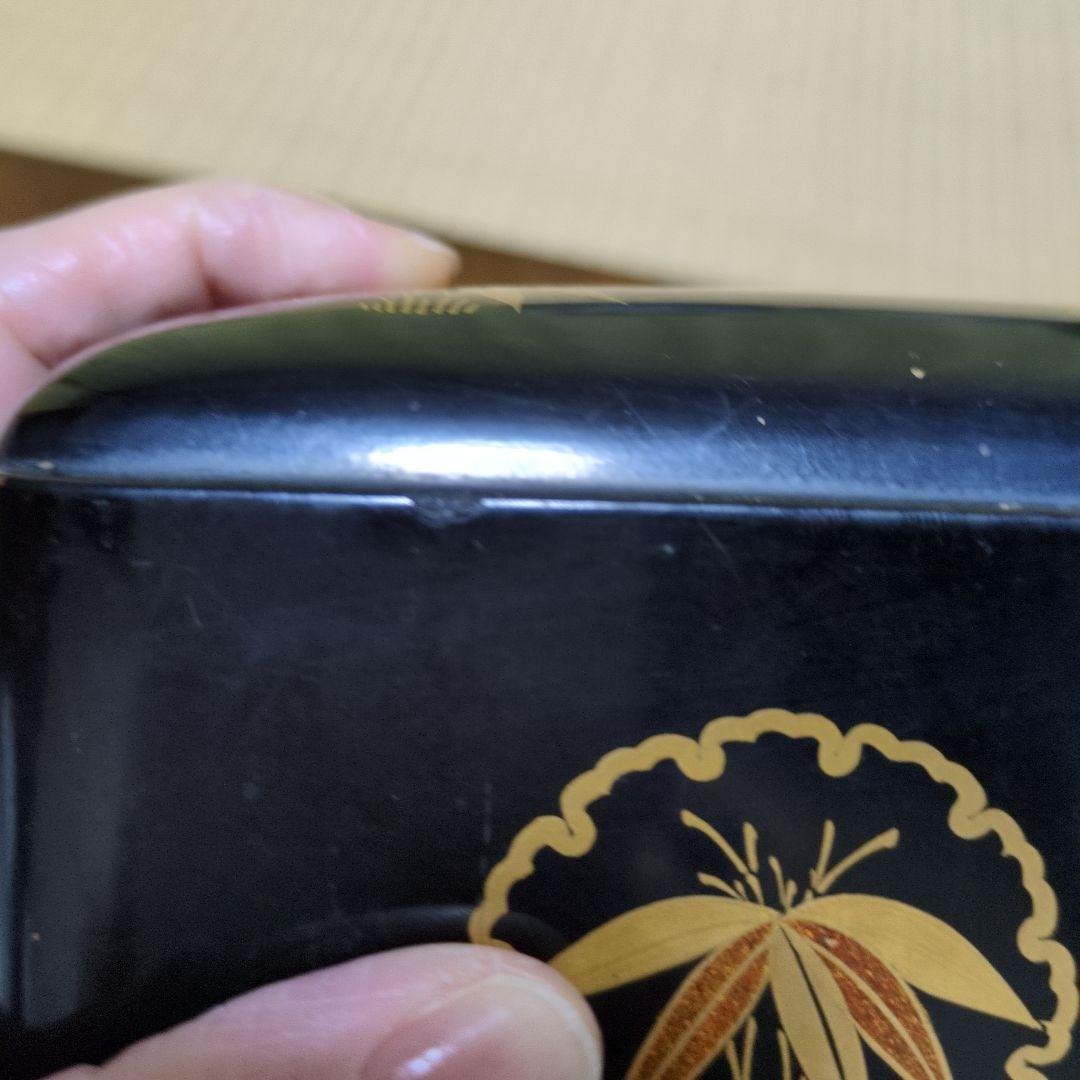 木製漆器　蒔絵箱　骨董品