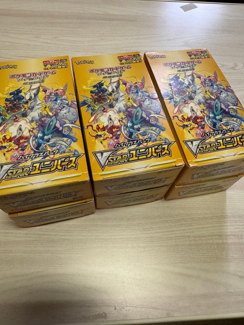 ポケモンカードゲーム　VSTARユニバース　シュリンクなし　6Box