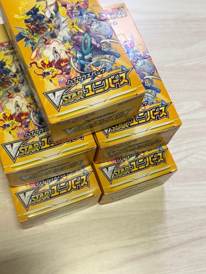 ポケモンカードゲーム　VSTARユニバース　シュリンクなし　6Box