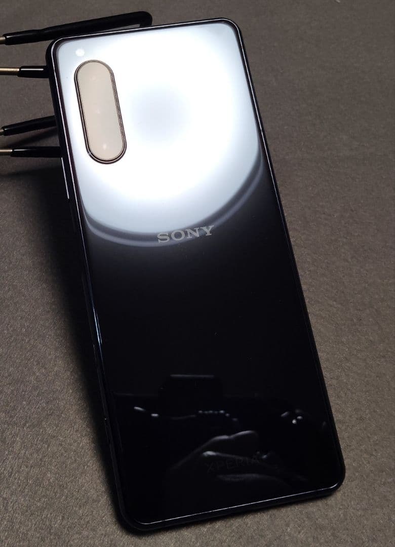 au Xperia 5 II SOG02 StyleCoverviewケース付