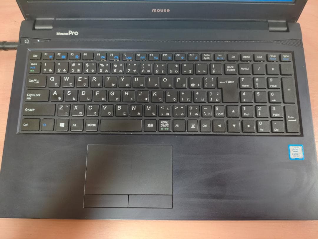 【ジャンク】ノートPC第8世代i7 8GB MousePro-NB500Z