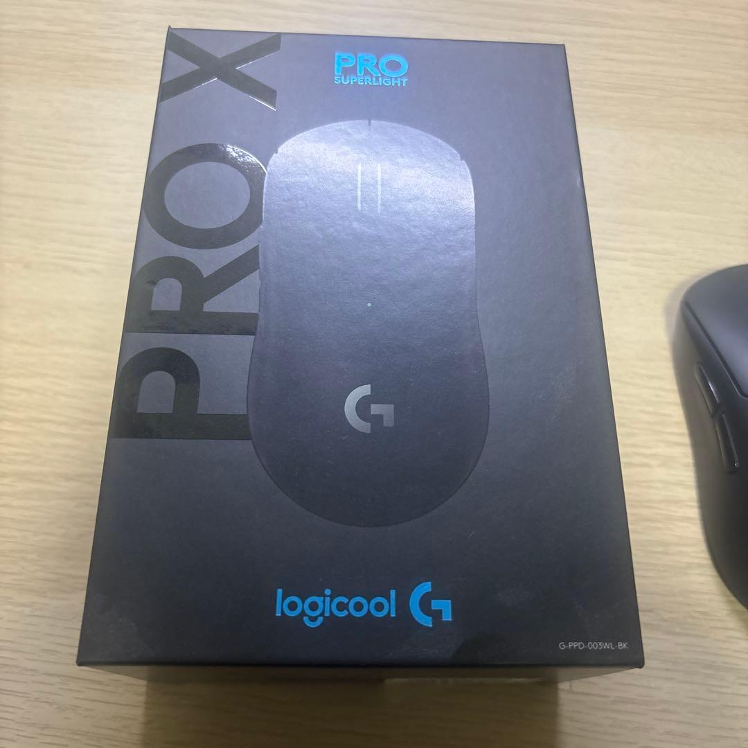 logicool G PRO X SUPERLIGHT ブラック 本体