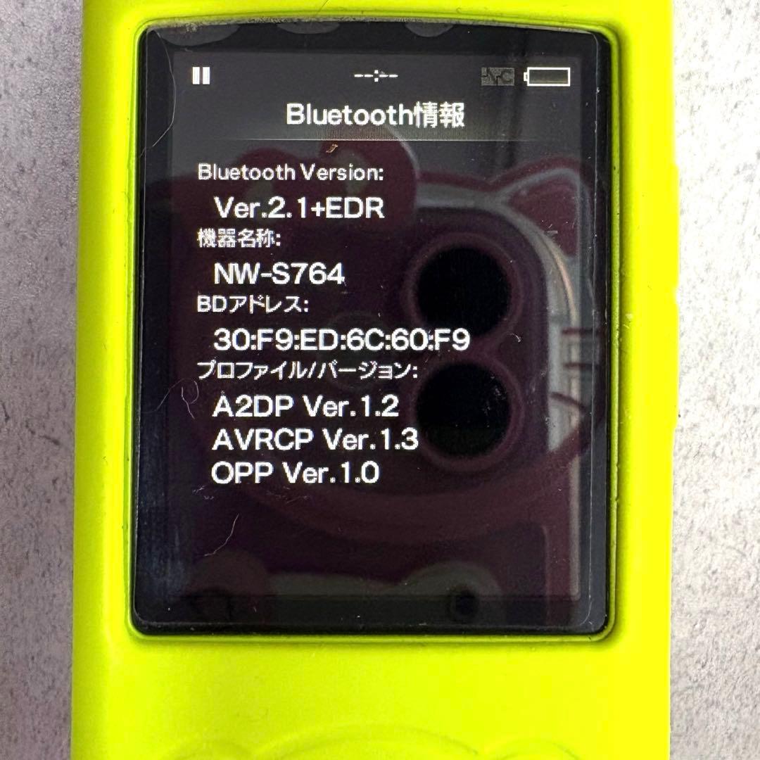 【最終値下げ】 SONY ウォークマン NW-S764 カバー 充電器 箱付き