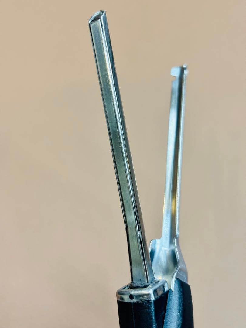 超美品LENZ α-4レンツアイロン 5角4㎜アイロン　理容アイロン