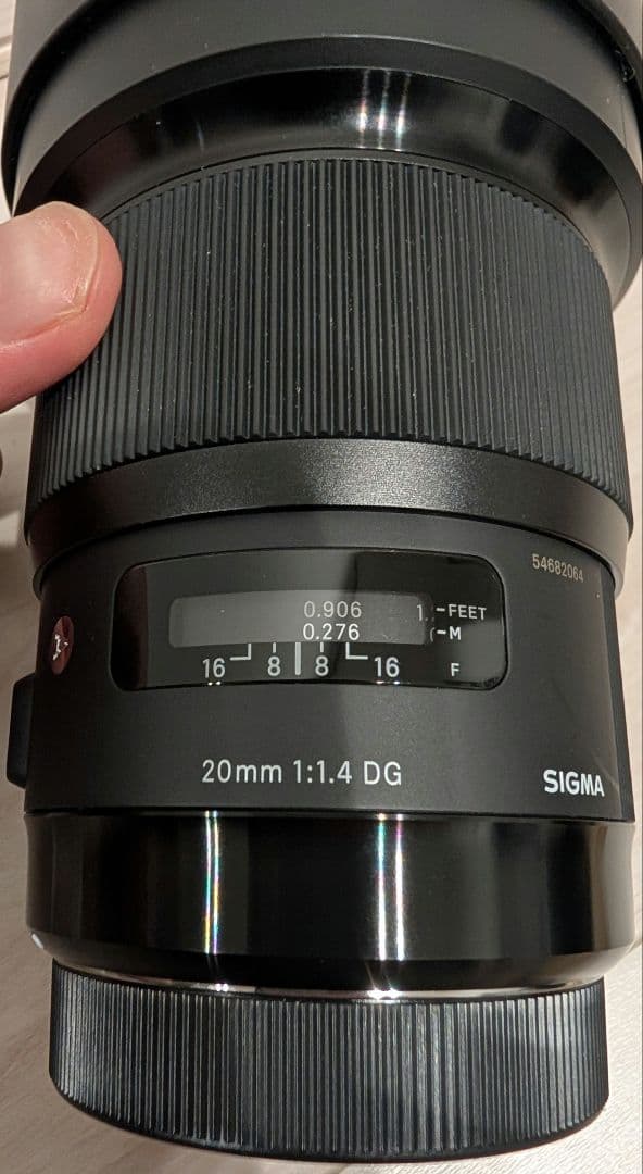 SIGMA 20mm F1.4 DG HSM Art EFマウント キャノン用