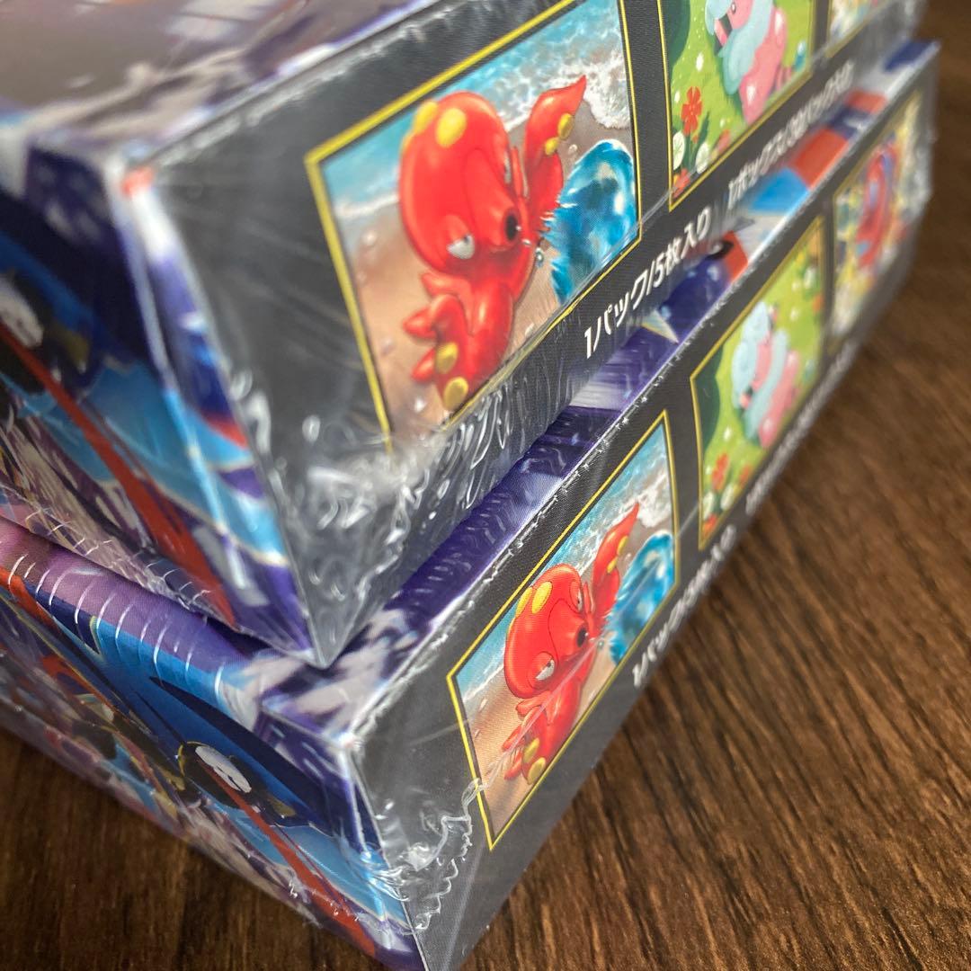 シュリンク付き未開封　ポケモンカード　ニンジャスピナー　2box