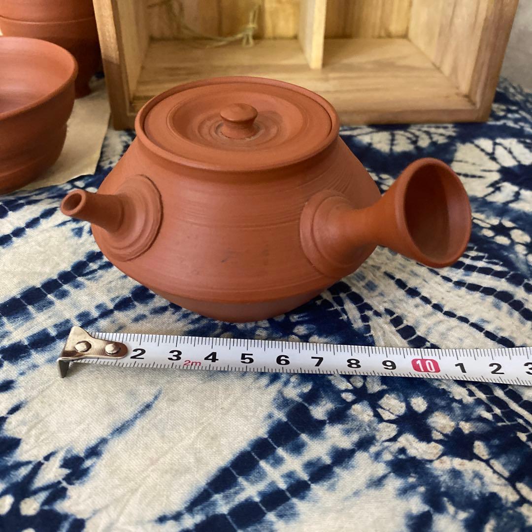 三代　山田常山　常滑焼朱泥　茶器　茶道具