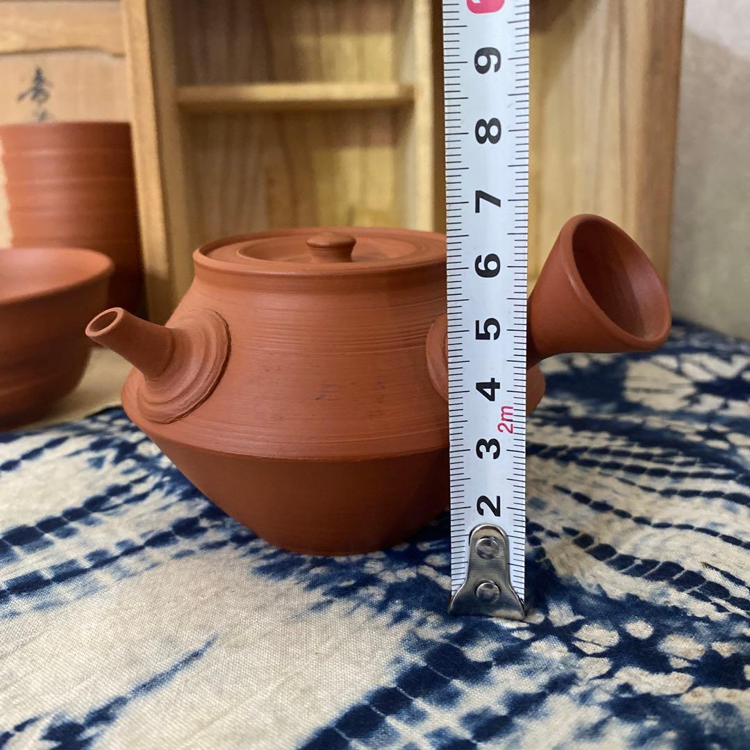 三代　山田常山　常滑焼朱泥　茶器　茶道具