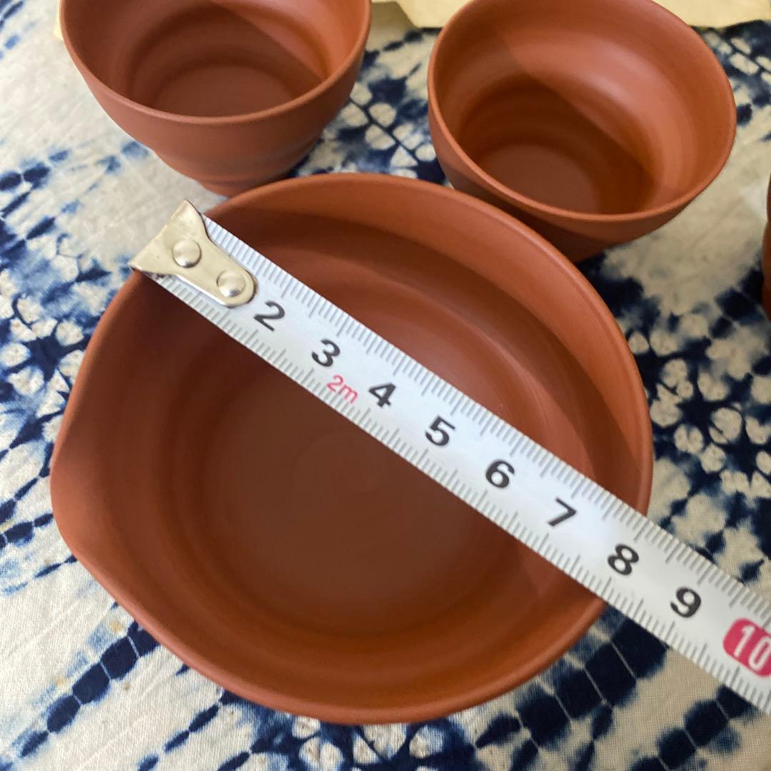 三代　山田常山　常滑焼朱泥　茶器　茶道具