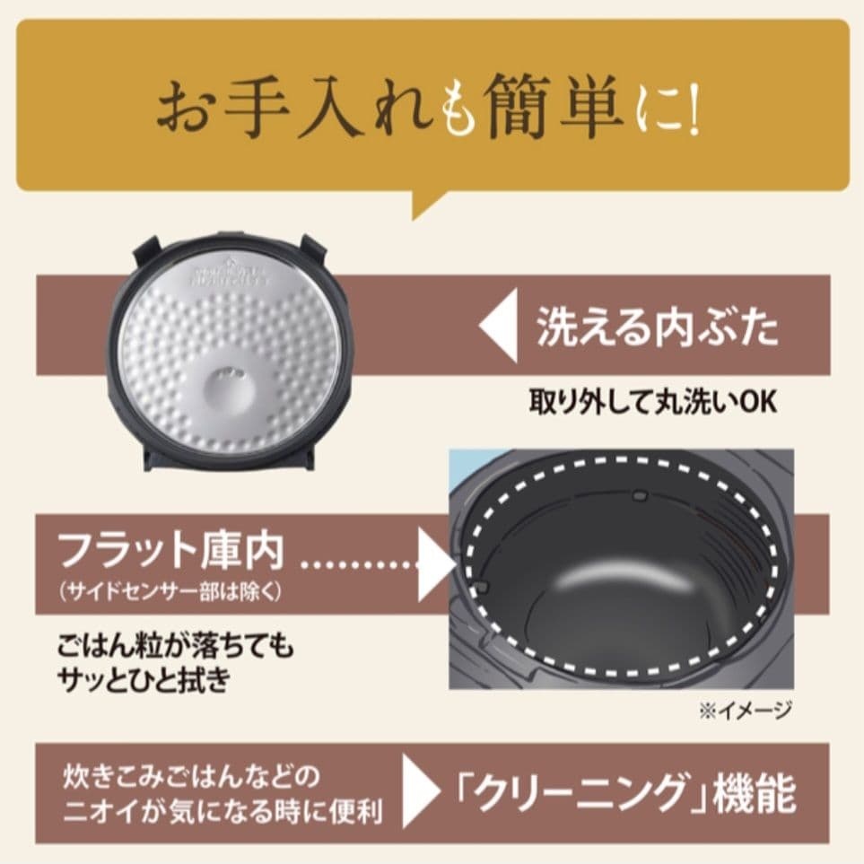 美品＊象印 IH炊飯ジャー NW-VJ10 BA 炊飯器 5.5合炊き