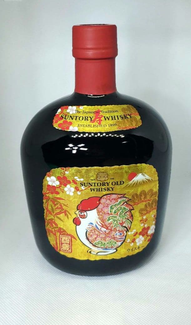 未開封　レトロ品　お酒　サントリーウイスキーオールド　酉歳ラベル