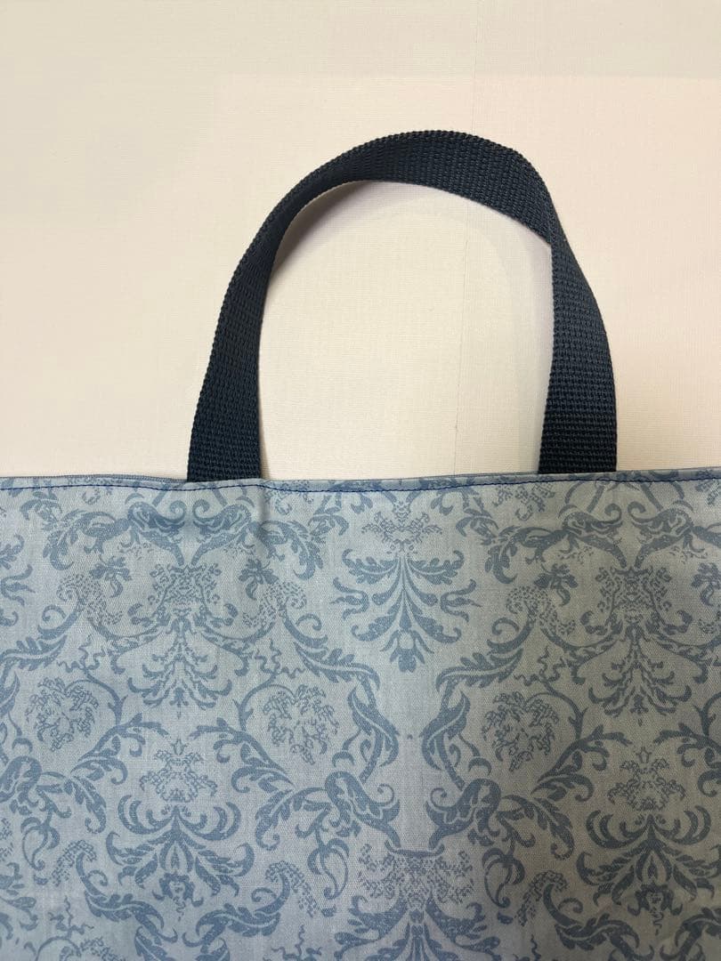 レッスンバッグ　ハンドメイド　ダマスク柄　大人デザイン