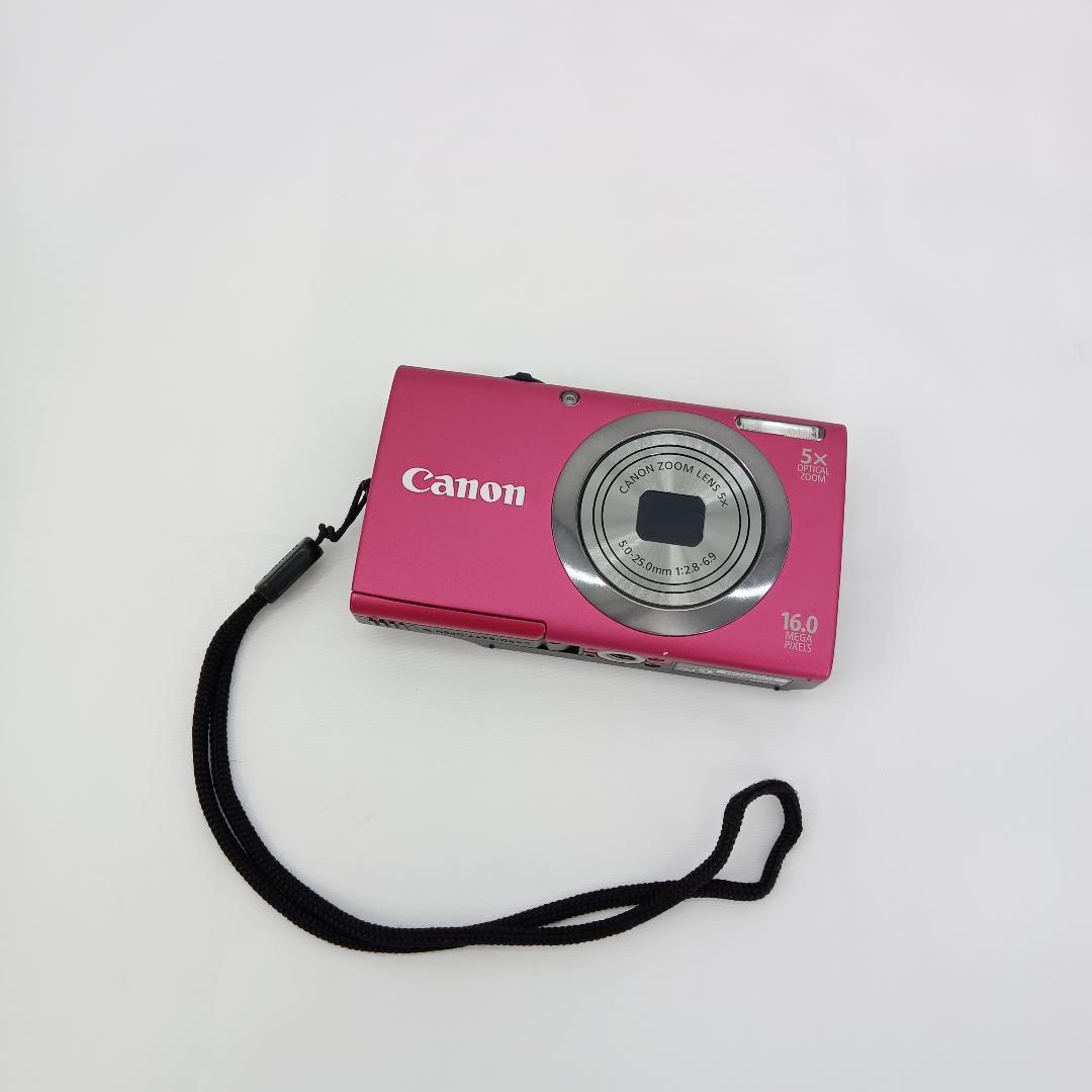 キャノン PowerShot A2300 デジカメ バッテリー付 ピンク 説明書
