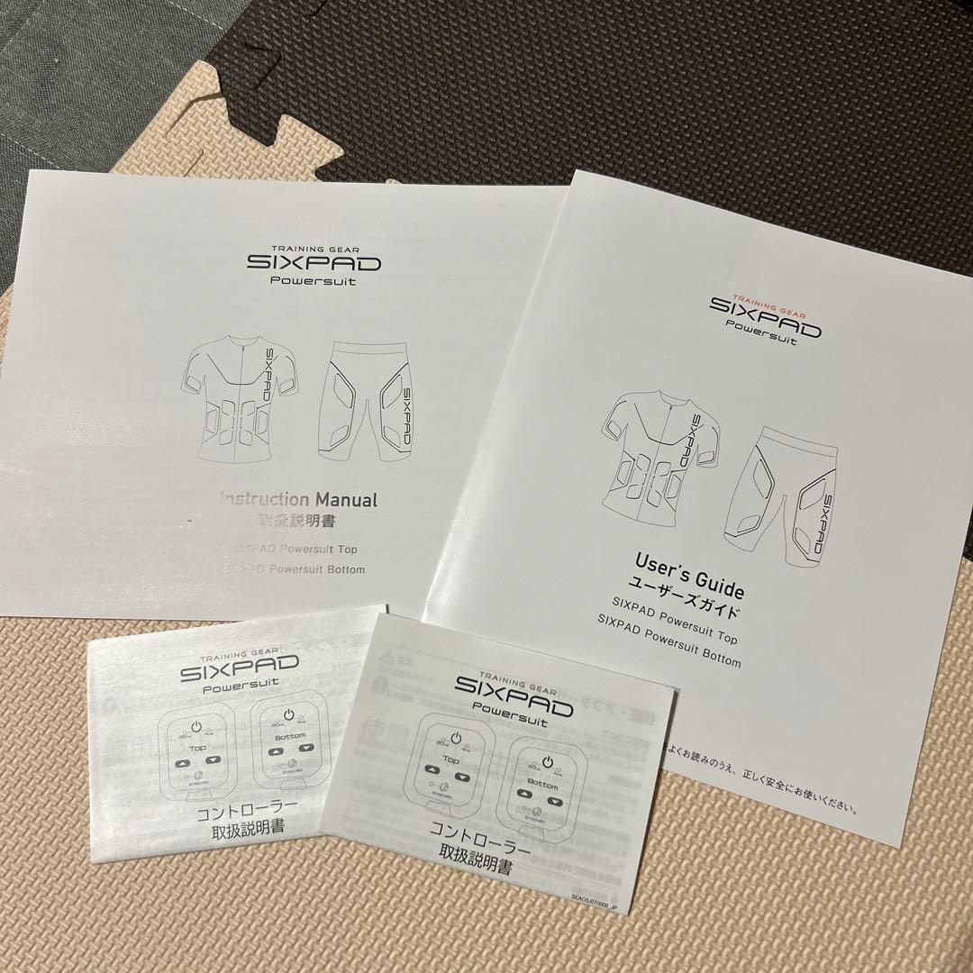 SIXPADシックスパッド　上下セットメンズLサイズ